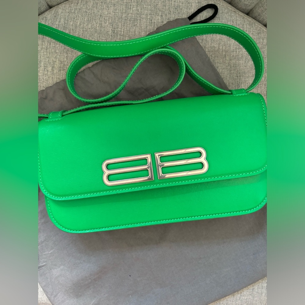 Balenciaga Gossip Leather Shoulder Bag